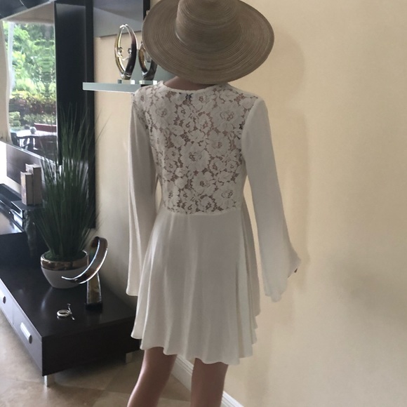 Flynn Skye Beige Dress (Mini) - Picture 7 of 10